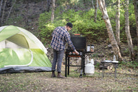 Gril à Gaz Blackstone 22” avec Chariot et Capot – Portable et Idéal pour Camping
