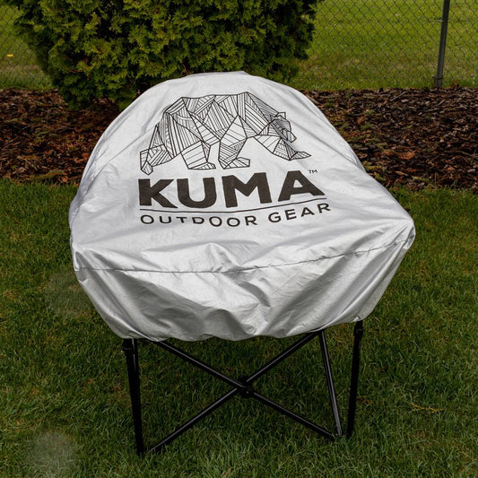 Kuma Lazy Bear Chair Cover - Gray