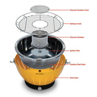 Barbecue portatif Lippert Odyssey au charbon pour camping et plein air