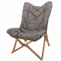 Chaise Papillon Kuma Yoho en Bambou - Confort Rembourré, Pliable, avec Porte-Boisson Isolé et Sac de Transport