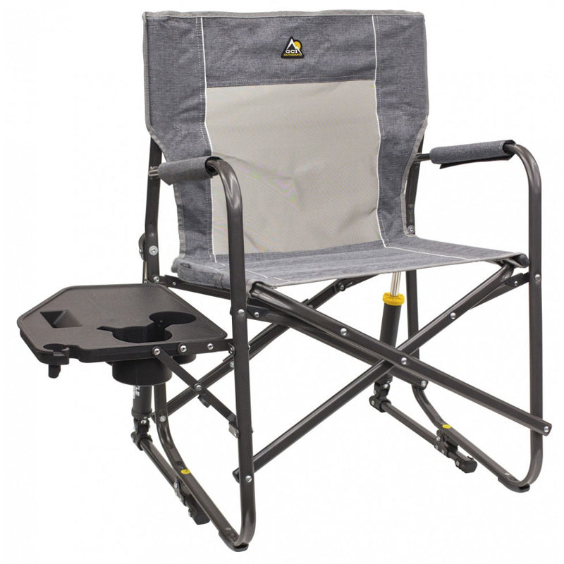 GCI Outdoor Freestyle Rocker™ Folding Rocking Chair with Side Table - Portable Outdoor Comfort