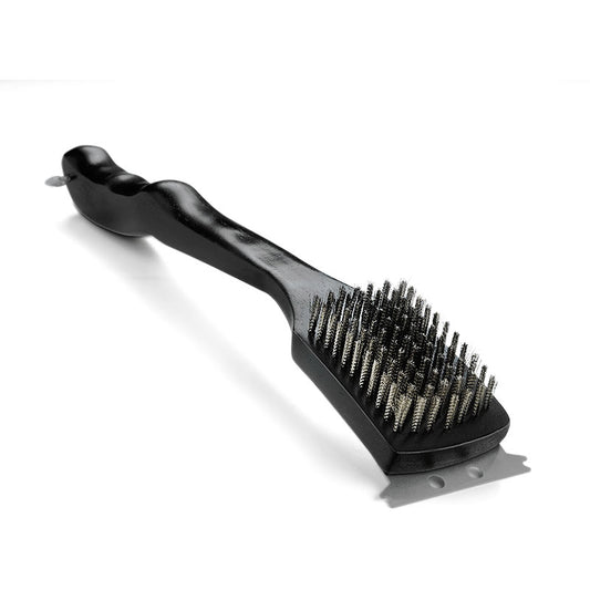Grill brush with stainless steel filaments