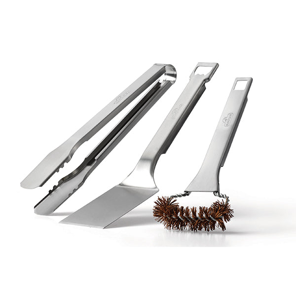 Ensemble de 3 Ustensiles en Acier Inox. Travel Q