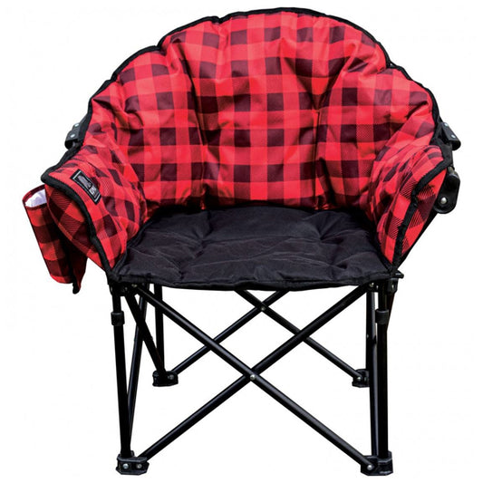Kuma Lazy bear junior chair - Red / Black