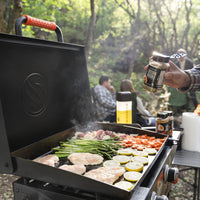 Gril à Gaz Blackstone 22” avec Chariot et Capot – Portable et Idéal pour Camping