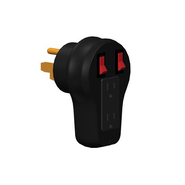 Adaptateur de cordon d'alimentation 50A à 2x 15A
