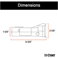 Contrôleur de frein CURT Echo™ sans fil avec application personnalisée - Compatible remorques et véhicules RV, installation simple
