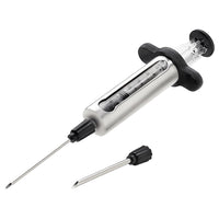 Injecteur de marinade en acier inoxydable Napoleon – avec 2 aiguilles et coffret de rangement