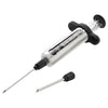 Stainless steel marinade syringe set. - 55028