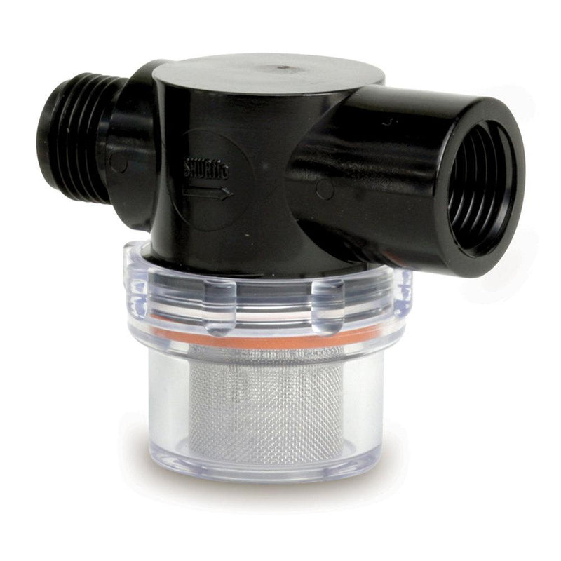 Filtre transparent pour pompe à eau potable Shurflo - Économique et durable, facile à installer