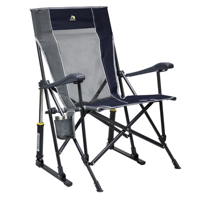 Chaise à bascule RoadTrip Rocker™ de Plein Air – Chaise Pliable avec Technologie de Balancement et Sac de Transport