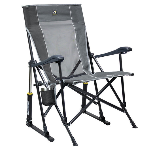 RoadTrip Rocker™ Gray Rocking Chair