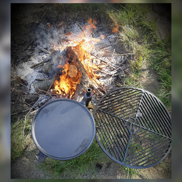 Ensemble de cuisson feu de camp "Le gros kit"
