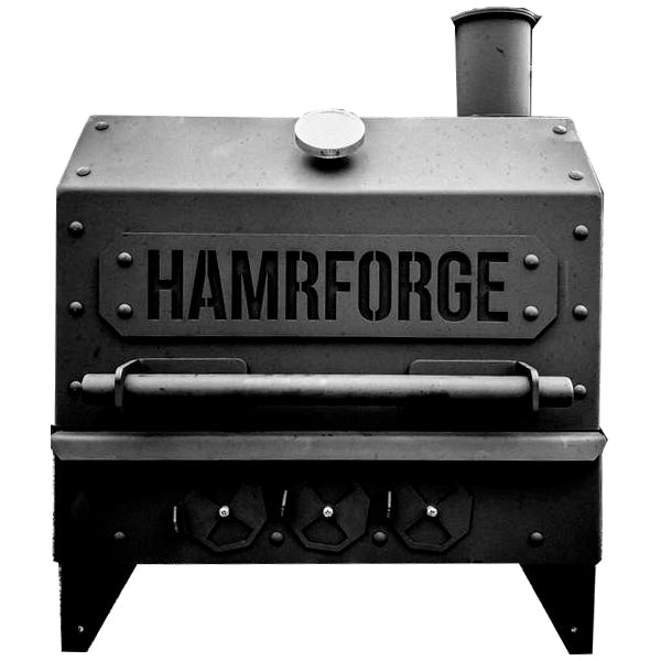 Old Iron Sides Reverse Flow Smoker - Hamrforge