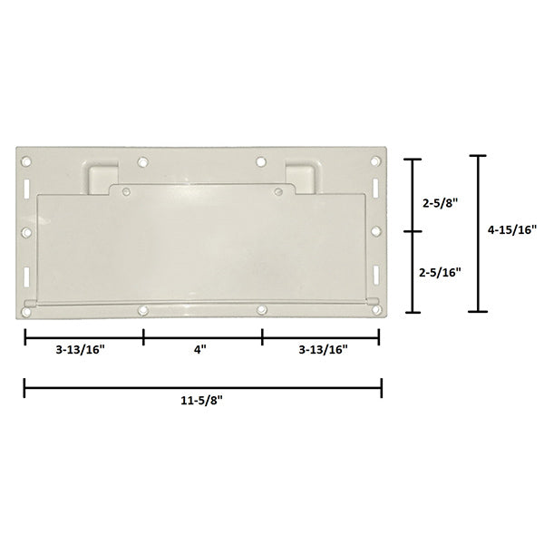 White hood exhaust cover