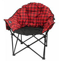Chaise Lazy Bear Chauffante Kuma – Confortable, Rembourrée, avec Porte-Boisson Isolé et Pochette pour Téléphone