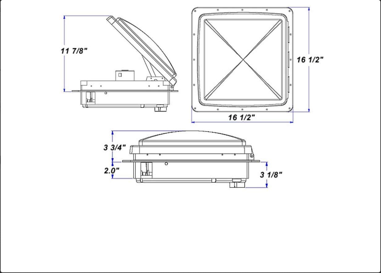 Maxxair Roof Fan 14x14 12V 00 04500K Roulottes Lupien 2000 Inc maxxair-roof-fan-14x14-12v-00-04500k-roulottes-lupien-2000-inc