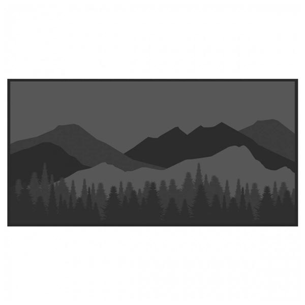 Tapis d'extérieur Kuma Mountain Wilderness | 12' x 9' | 18' x 9'
