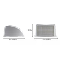 Ventmate 14x14 Roof Vent Dome - Easy Installation, Optimized Airflow