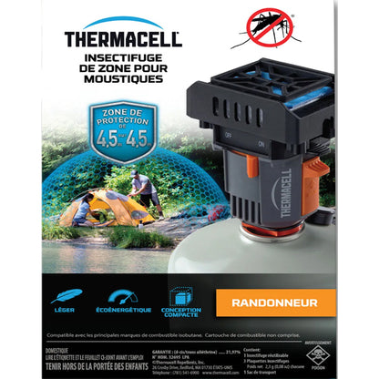 Backpacker mosquito repellent device - Thermacell