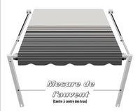 Toile de rechange universelle en vinyle résistant pour auvent