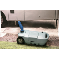15 Gallon Black/Grey Portable Water Tank