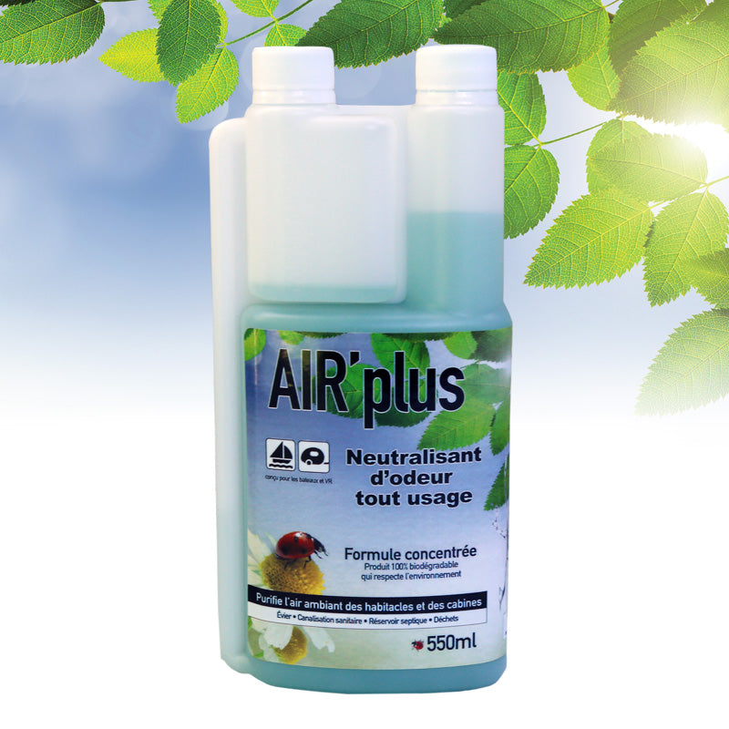 AIR’plus - Neutralisant d’odeur tout usage bio.