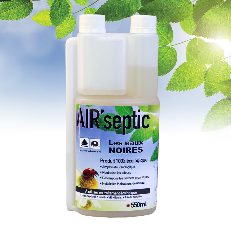 AIR’septic – Traitement écologique pour fosse septique, VR et réservoirs