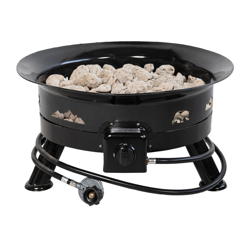 24" Bear Blaze Propane Fire Bowl - 58,000 BTU, CSA Certified