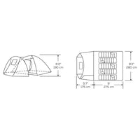 Tente Bear Den 5 Kuma en Dôme Extensible pour 5 Personnes - Étanche, Spacieuse et Facile à Transporter