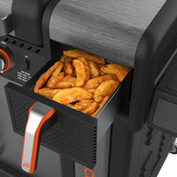 Griddles Blackstone Culinary Pro 28” avec Friteuse à Air 6L – Gril avec Rangement et Gestion des Graisses