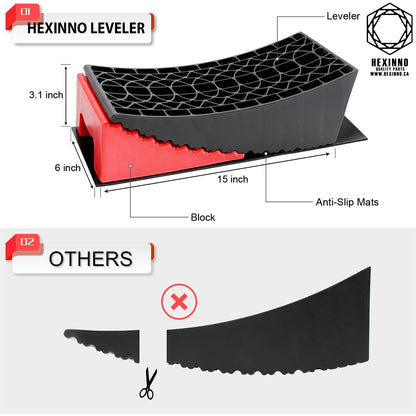 Set of 2 RV levelers with carrying bag