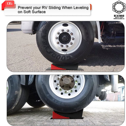 Set of 2 RV levelers with carrying bag