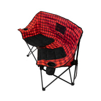 Chaise Kozy Bear Double Kuma avec Refroidisseur Central - Confort, Porte-Boissons et Poches Zippées