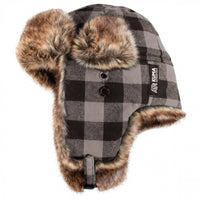 Kuma Fur Trapper Cap - Warm, Lined, Winter Style for Outdoors
