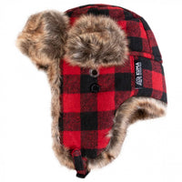 Kuma Fur Trapper Cap - Warm, Lined, Winter Style for Outdoors