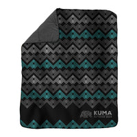 Kuma Kamp Quilted Polyester Blanket - Ultra-Warm & Portable with Storage Bag