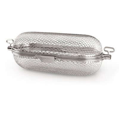 Panier Rotissoire Napoleon – Cuisson saine pour ailes de poulet, frites et légumes – Compatible avec la plupart des broches de barbecue