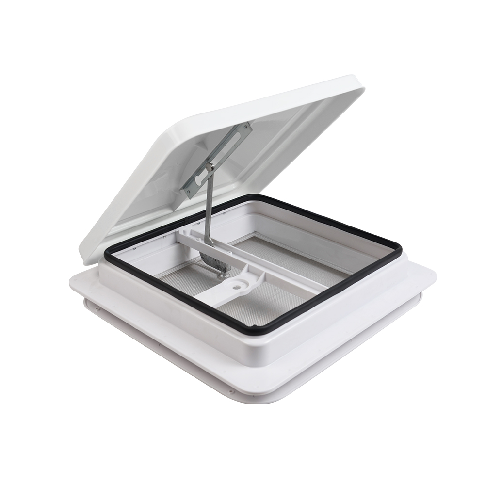 Heavy Duty RV Roof Vent 14x14 White Roulottes Lupien 2000 inc.