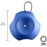 Trailer Hitch Wheel Chock - Prevents sinking in soft ground - Blue