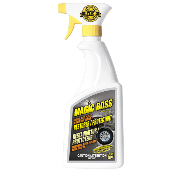 Restaurateur et Protecteur de Surfaces 480ml - Préservation Plastiques, Cuirs, Vinyles