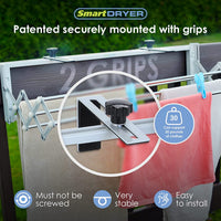 Retractable Clothes Dryer (Smartdryer) 31in.