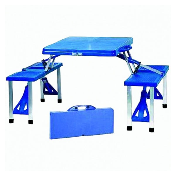 Table Pliante Plastique bleu - 96901